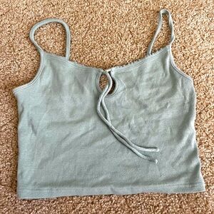 Green Me to We crop top green